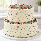 Blue & Red & Green & Yellow Sprinkles Mix Size Pearls Comic Book Themed Cake Decorations Cupcake Toppers Perfect for Wedding Party Valentine Christmas Supplies 4.58OZ - Image 4