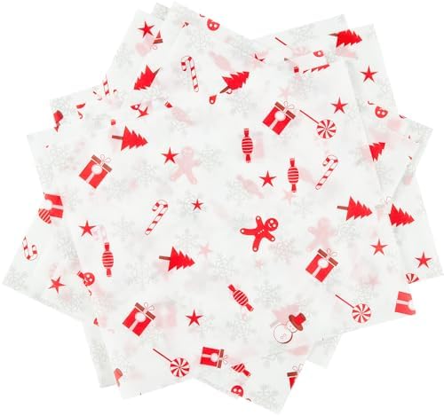 Zezzxu 100 Sheets Wax Paper for Food, Parchment Paper for Cookie Box Deli Wrapping Grease Resistant Basket Liners (9.8 x 8.5 Inches) by Zezzxu