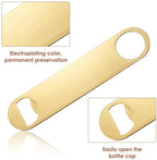 4 Pcs Heavy Duty Stainless Steel Flat Bottle Opener Bartender 7 Inch Solid Beer - Image 3