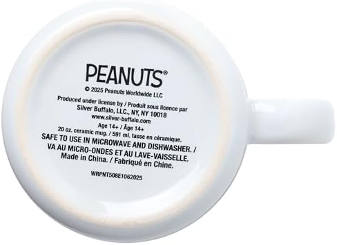 Silver Buffalo Peanuts Halloween Squad Costumes, Ceramic Camper Mug, 20oz - Image 6