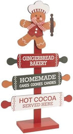 Gingerbread Kitchen Decor Christmas Hot Cocoa Bar Table Sign by pechpell