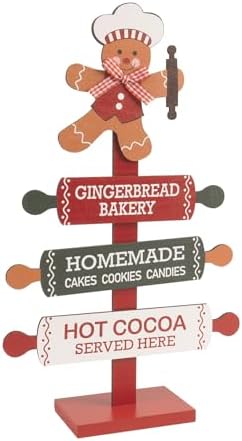 Gingerbread Kitchen Decor Christmas Hot Cocoa Bar Table Sign by pechpell