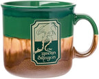 Silver Buffalo Lord of the Rings Green, Reactive Glaze Camper Mug, 20oz by SilverBuffalo