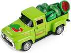 Watermelon Truck Decor, Vintage Green Pickup Truck with Farm Fresh Watermelon, Summer Farmhouse Tiered Tray Decor, Rustic Kitchen Tabletop Decorations for Home Office by Unknown