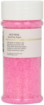 India Tree Pink Sparkling Sugar, Coarse Decorating Sugar, 7.5 oz Jar - Image 3