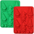 Christmas Silicone Mold for Baking - 2 Pack Christmas Candy Chocolate Molds for Handmade Soap, Chocolate, Jello, Cake Cupcake Decoration, Candy and Candles by Unknown