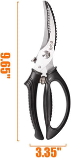 Brigii Kitchen Shears, Stainless Steel Heavy Duty Poultry Shears, and Vegetables - Image 6
