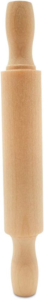 Wooden Mini Rolling Pin, 5 Inches Long, Crafting and Imaginative Play, by - Image 5