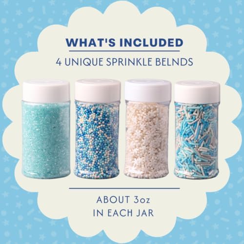Sweets Indeed Winter Sprinkle Mix, 4 Pack, 10.90 oz - Image 4