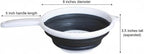 Handy Housewares 8" Round Space Saving Collapsible Silicone Kitchen Colander - Image 3