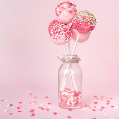 Valentines Sprinkles for Baking, Pink, Red and White Heart Sprinkles for Valentines Cake Cookies Cupcake Decorating - Image 3