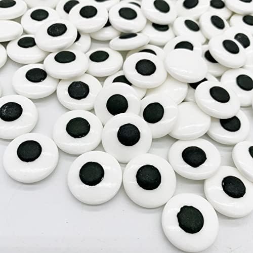 Halloween Small Candy Edible Eyeballs Big Eyes Sprinkle Cake Cupcake Toppers Dessert Cookie Decorations Party Supplies 2 Bottles 6.9oz - Image 2
