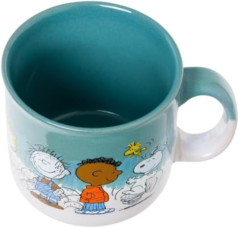 Silver Buffalo Peanuts Snoopy, Reactive Glaze Camper Mug, 20oz - Image 5