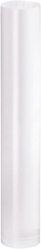 HARFINGTON Acrylic Clay Roller 6 Inch x 1 Inch Solid Non-Stick Plastic Round by HARFINGTON
