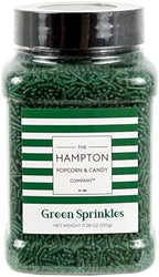 Green Sprinkles Jimmies 11.28 oz, Green Sprinkles For Cake Decorating, Cake Sprinkles, Sprinkles For Baking, Ice Cream & More, The Hampton Candy Company - Image 4
