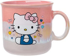 Silver Buffalo Sanrio Hello Kitty Sitting, Reactive Glaze Camper Mug, 20oz by SilverBuffalo
