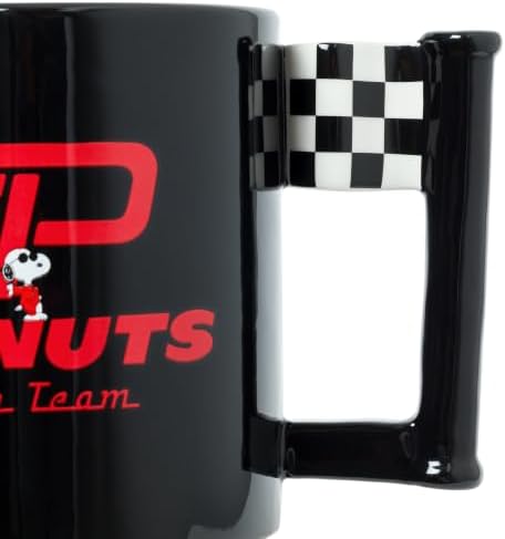 Silver Buffalo Peanuts Snoopy Racing Team, 3D Sculpted Handle Mug, 20oz - Image 4