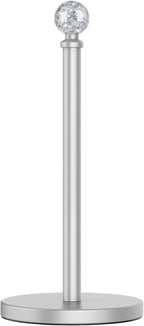 Paper Towel Holder Countertop Silver, Unique Silver Ball Decor, Brass Paper - Image 10
