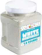 White Nonpareils Sprinkles, 1.8 lb Bulk Candy for Cakes and Cupcakes by AGreatSurprise