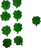 12 Pieces Green Shamrock Cakes Decorations Edible St. Patrick's Day Hard Sugar Icing Decorations Cupcake Toppers for Baking Cookie Ice Cream Candy Decoration - Image 3
