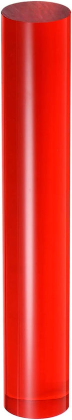 HARFINGTON Acrylic Clay Roller 6 Inch x 1 Inch Solid Non-Stick Plastic Round by HARFINGTON