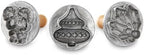 Nordic Ware Holiday Cookie Stamps (Set of 3), Sturdy Cast Aluminium Cookie Stamp Set, Cookie Press Set Made in the USA, Sturdy and Durable Biscuit Maker Press Set by NordicWare