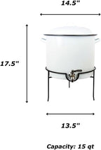 Enamelware Beverage Dispenser - Image 2