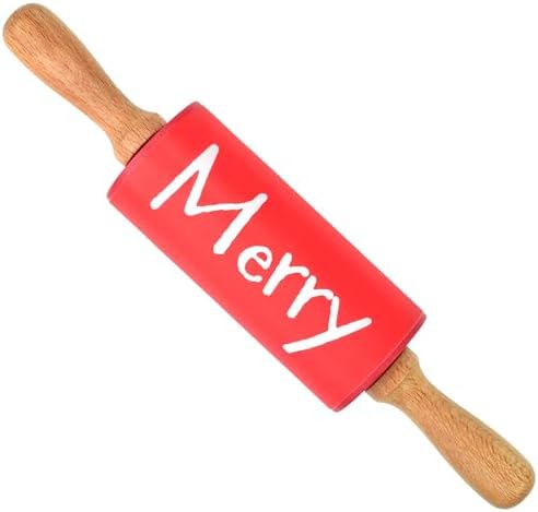 R&M Christmas Holiday 3 Piece Mini Bake Set – Spatula, Whisk & Rolling Pin – Christmas Baking Gift for Kids and Home Bakers - Image 3