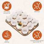 200pcs White Tulip Cupcake Liners for Baking Cups, Premium Parchment paper Tulip Muffin Liners, Greaseproof Cupcake Wrapper for Party, Christmas by JIRNGLA - Image 5