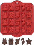 3D Christmas Silicone Molds, Xmas Baking Mold for Cakes, Handmade Soap, Chocolate, Jello, Candy and Candles by Unknown