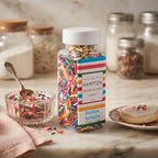 Rainbow Sprinkles Jimmies 3.17 oz, Sprinkles For Cake Decorating - Image 7