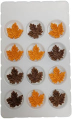 Maple Leaf Cakes Decorations Edible Thanksgiving Sugar Icing Decorations - Image 2