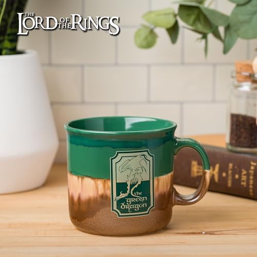 Silver Buffalo Lord of the Rings Green, Reactive Glaze Camper Mug, 20oz - Image 5