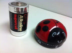 Kikkerland Ladybug Kitchen Timer, 5.7 x 5.7 x 4.4 cm - Image 7