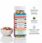 Rainbow Sprinkles Jimmies 3.17 oz, Sprinkles For Cake Decorating - Image 5