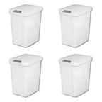 7.5 Gallon White Wastebasket - Image 5