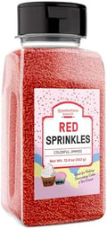 Unpretentious, Sprinkles: Red Jimmies, 12.8 Oz by Unpretentious