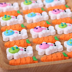 Edible Easter Cake Decorations for Cake Decorating, Carrot Cake Decorations, Bunny Cupcake Toppers for Easter Theme Cake, Macarons, Cookies, Waffles, Cakecircles - Image 3