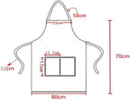12 Pcs Bib Bulk Hot Pink Aprons - Image 5