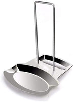 Pot Lid Holder Spoon Rest, Stainless Steel Utensils Pan Pot Cover Lid Rack by ZYHOAOE