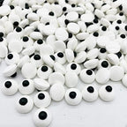 Halloween Small Candy Edible Eyeballs Big Eyes Sprinkle Cake Cupcake Toppers Dessert Cookie Decorations Party Supplies 2 Bottles 6.9oz - Image 3