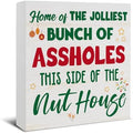 Funny Christmas Decor, Christmas Home Decorations, Home of The by Oqtumes
