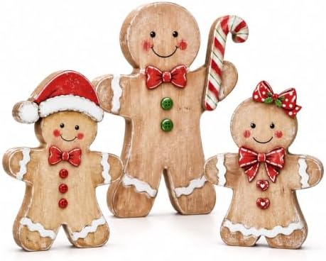Gingerbread Christmas Decorations Indoor, Christmas Gingerbread Home Decor by Unknown