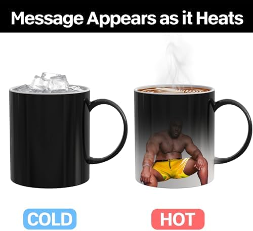 White Elephant Gifts for Adults, Funny Mug Gift Message Appears as it Heats - Image 2