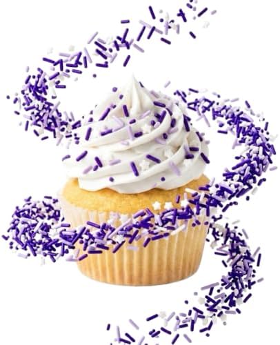 Manvscakes Sprinkles- Edible Cake and Cupcake Sprinkles with Assorted Shapes and Sizes for Parties, Metallic Sprinkle Mix for Cookies, Ice Cream, Cake and Cupcake Decorating - Image 3