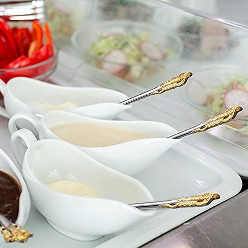 KEAWELL Luxury Gravy Ladle, 18/10 Stainless Steel, Small Gravy Spoon - Image 4