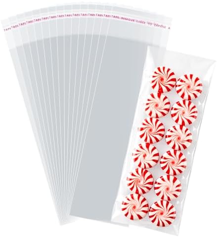 Morepack 2x6 Inch Mini Self Sealing Cellophane Bags 200Pcs by Morepack