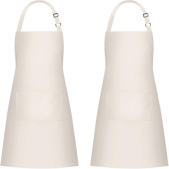 Jubatus 2 Pack 100% Cotton Aprons by Jubatus