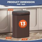 13 Gallon Automatic Trash Can - Image 2