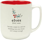 Certified International Christmas Fun Red Sayings 16 oz. Mugs, Set of 6 Assorted Designs - Image 5